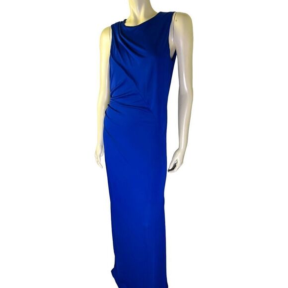 BCBG by Max Azaria NWOT Simone Gown in Orient Blue Size Medium - Picture 1 of 11